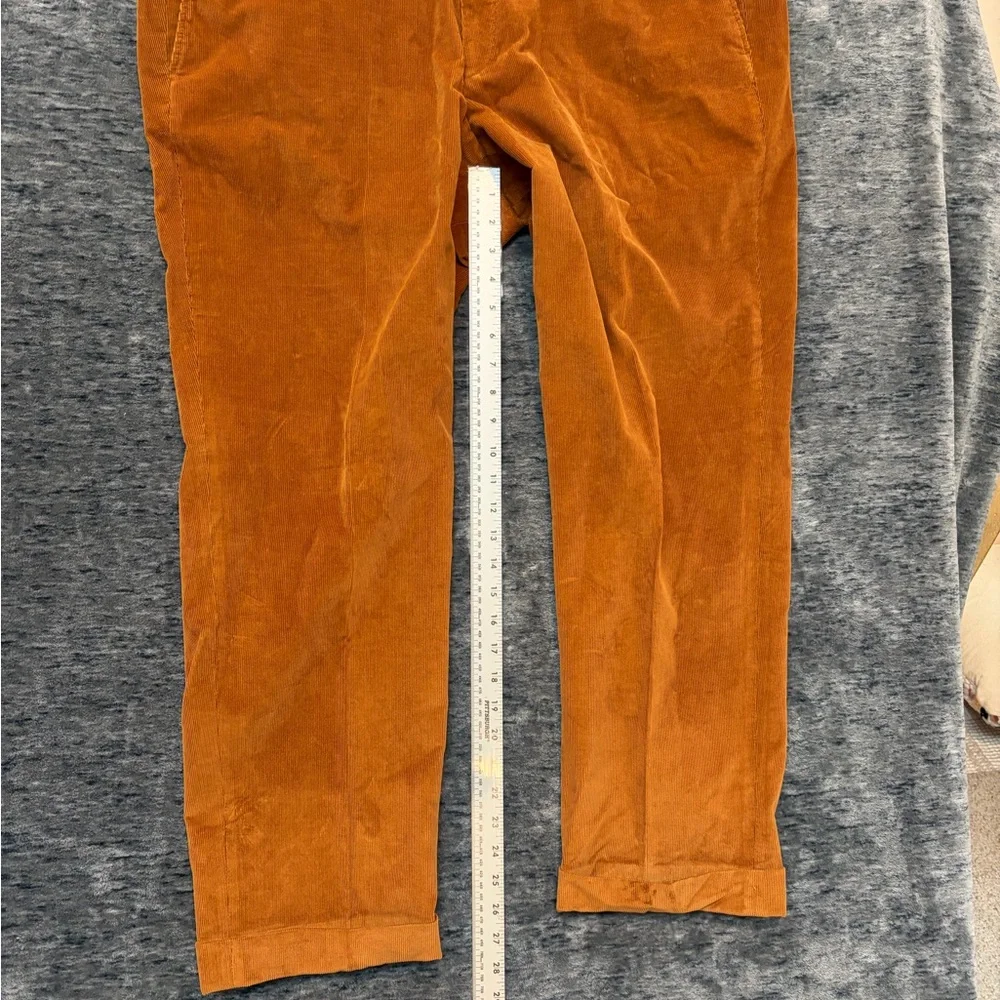 HILTLMen's Burnt Orange Corduroy‎ Pants